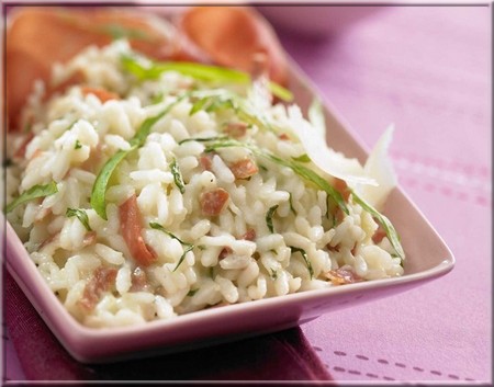 risotto_primavera_au_jambon_italien_et_a_la_roquette