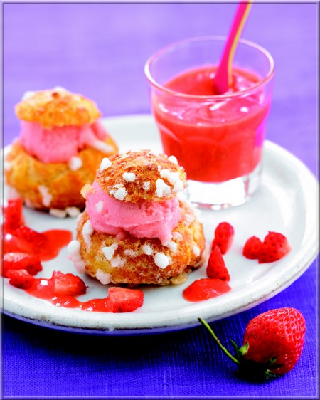 profiterolles_a_la_ fraise_gariguette_