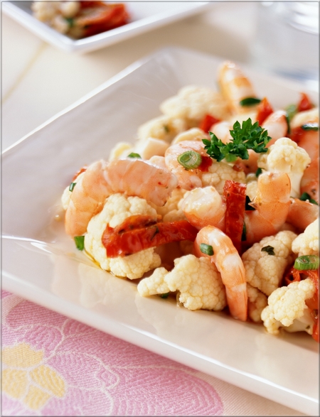 salade_de_chou_fleur_aux_crevettes_