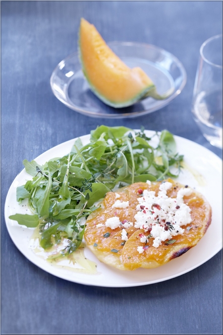 tatin_de_melon_au_thym_et_chevre_frais_
