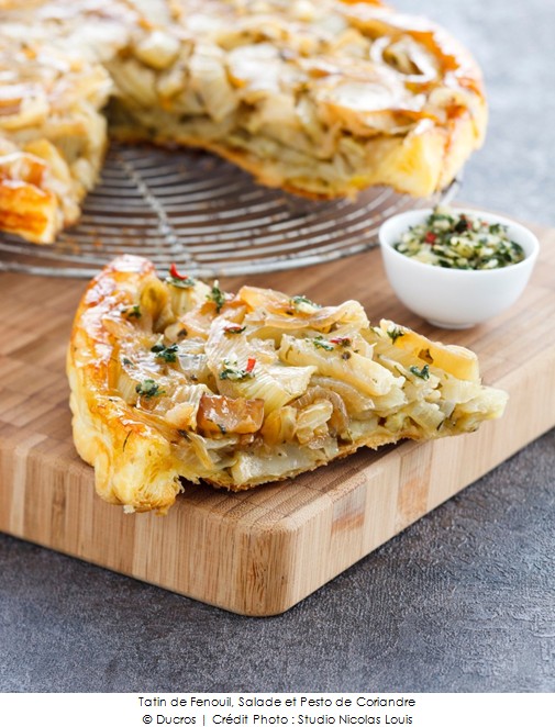 tatin_de_fenouil_salade_et_pesto_de_coriandre_