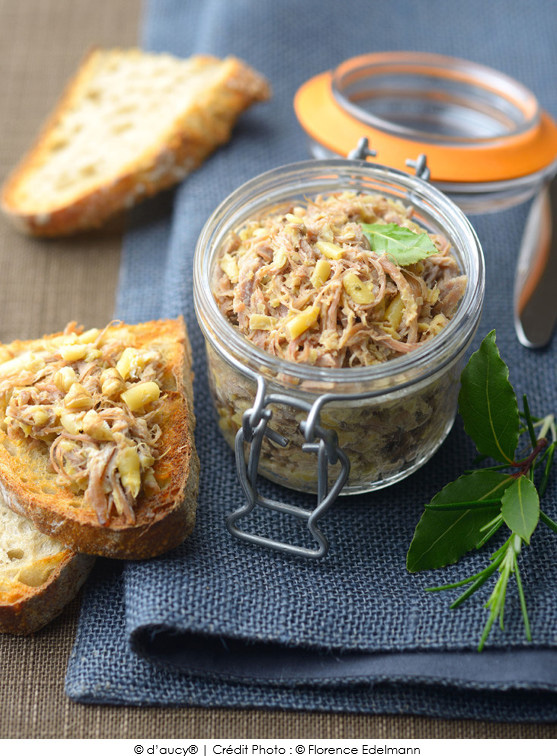 rillettes_de_confit_de_canard_aux_haricots_beurre_persilles