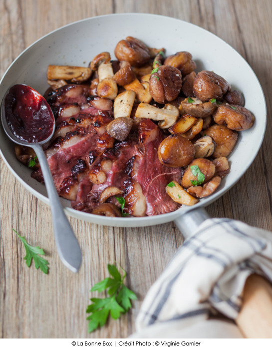 magret_de_canard_laque_a_la_muroise_cepes_et_chataignes