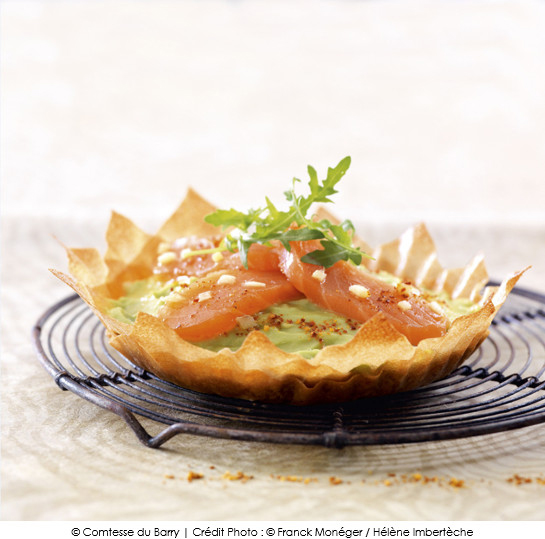 tartes_fines_avocat_et_cœur_de_saumon_au_gingembre