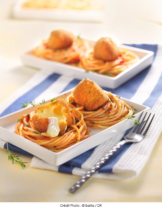nids_de_spaghetti_barilla_numero_cinq_au_coeur_coulant