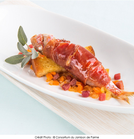 rougets_au_jambon_de_parme_et_soupe_de_poisson