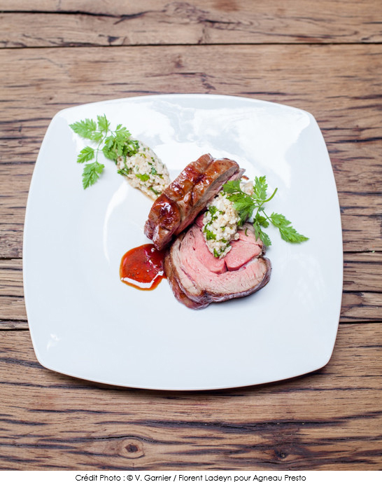 agneau_presto_laque_a_la_biere_et_au_miel_couscous_de_chou_fleur