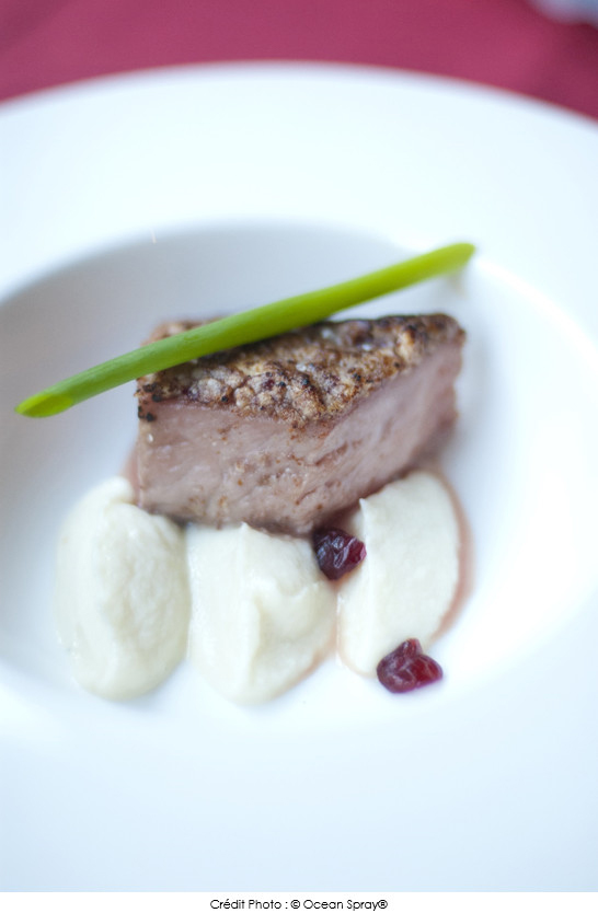quasi_de_veau_au_craisins_original_cranberries_sechees_ocean_spray_et_a_la_puree_de_chou_fleur