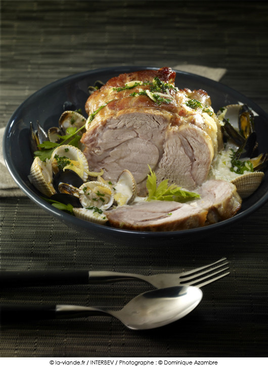 roti-de-veau-en-nage-de-coquillages