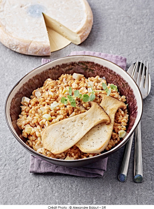 risotto-au-reblochon-petit-epeautre-et-champignons-eryngii
