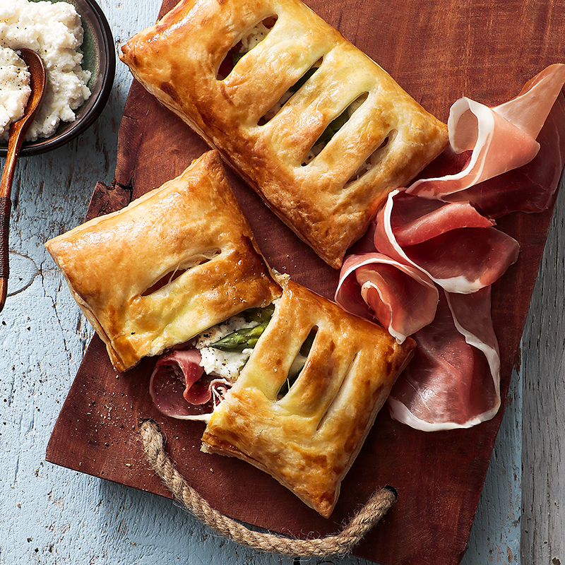 Feuilletés asperges Jambon de Parme
