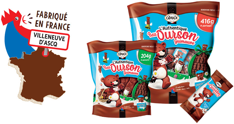 Petit Ourson Guimauve Cémoi 