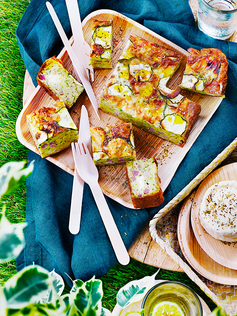 Gâteau de courgettes Chabichou