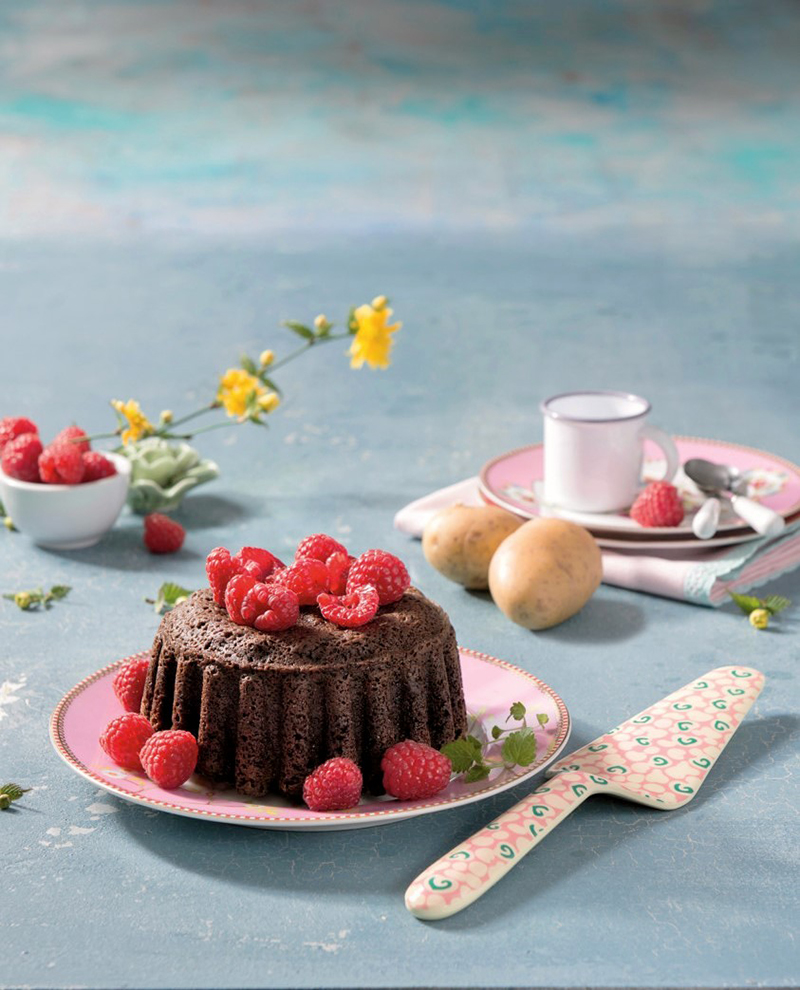 Gâteau pommes de terre Pompadour chocolat à l'irlandaise