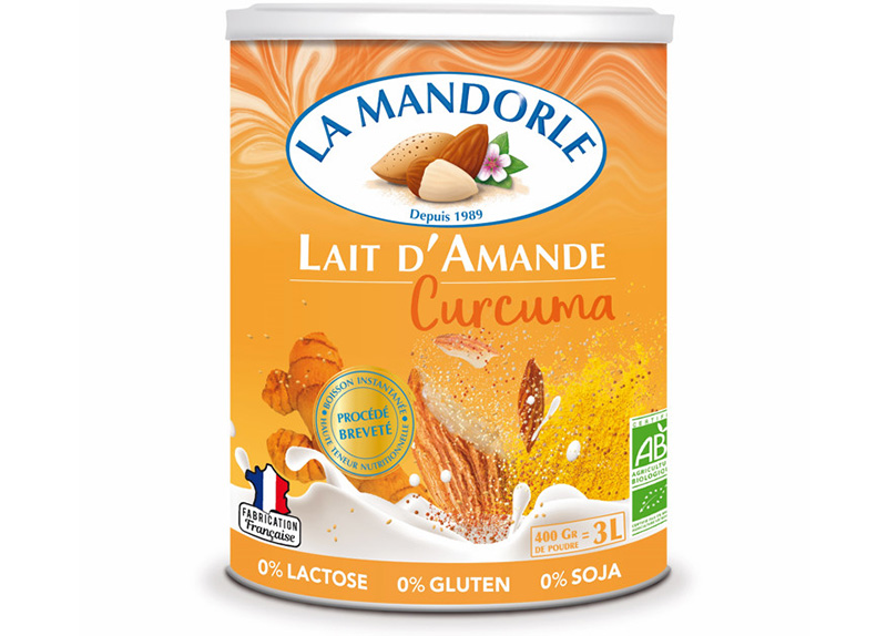 Lait d’Amande Curcuma LA MANDORLE