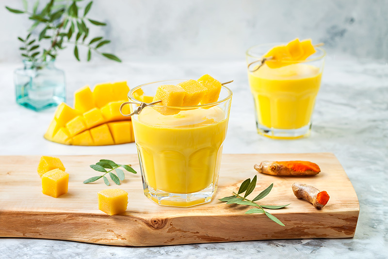 Lassi mangue Lait d’Amande Curcuma