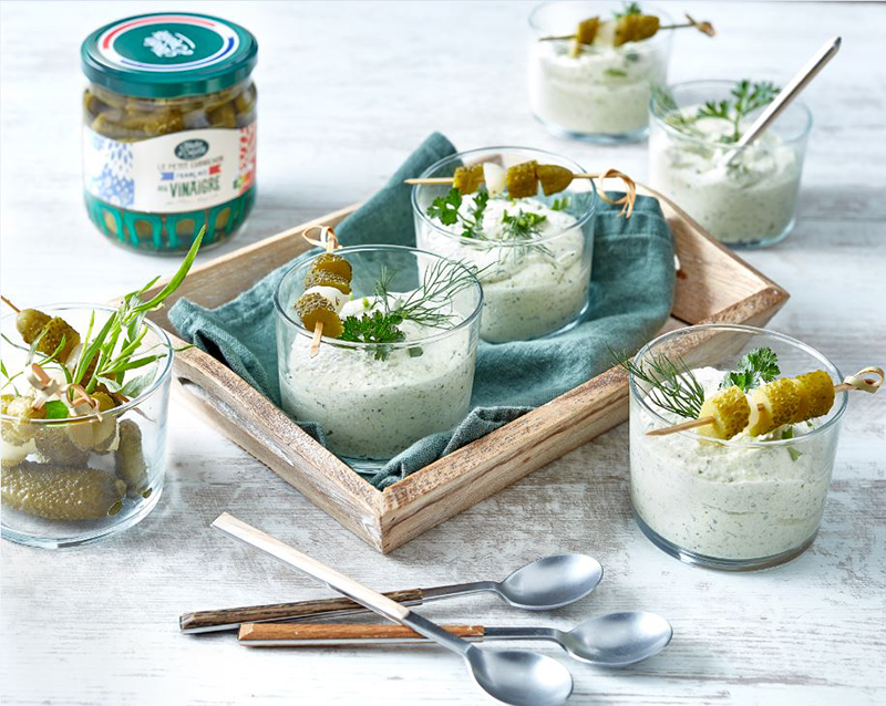 Mousse Cornichons Français Estragon Jardin d’Orante
