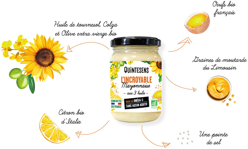 Quintesens L’Incroyable Mayonnaise Bio