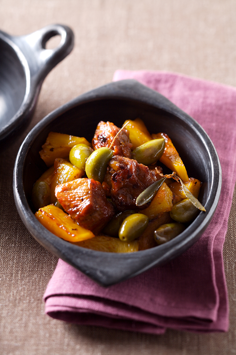 Tajine de veau ananas