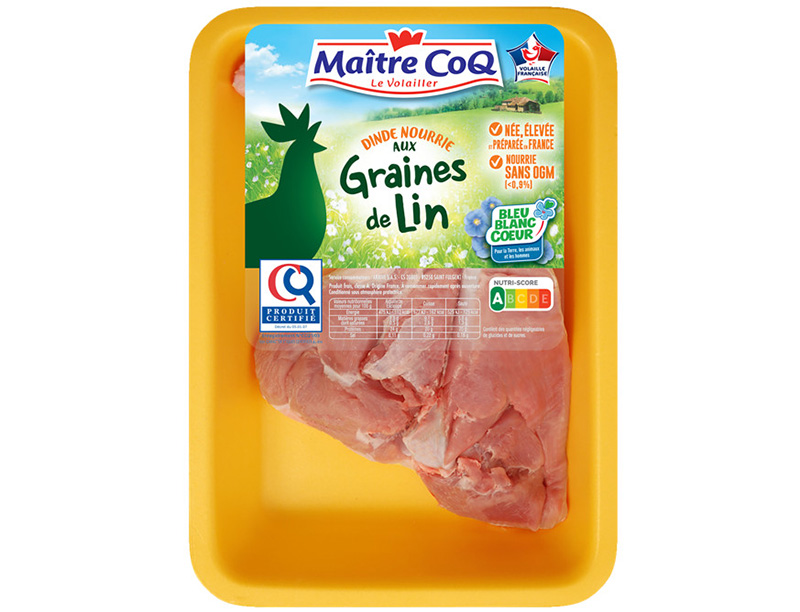 Dinde Nourrie aux Graines de Lin Maître CoQ