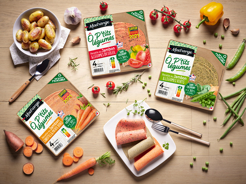 Gamme jambons O P’ tits légumes 