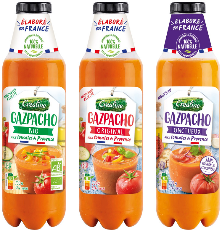 Créaline Gazpachos Bio-Original-Onctueux