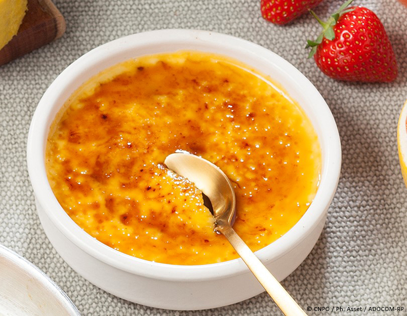 Crème brûlée vanille de Madagascar