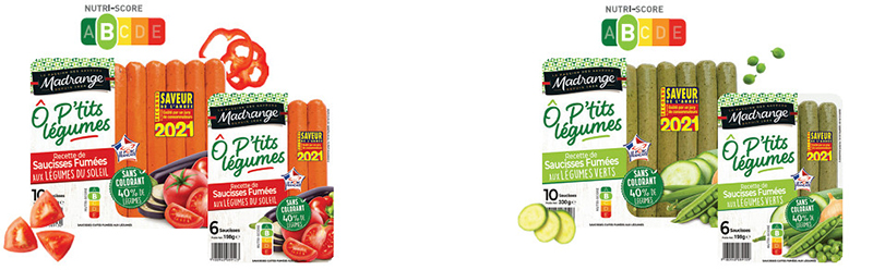 Saucisses O P’ tits légumes 
