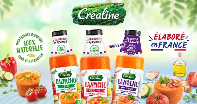 Un été bien mérité, nouveaux gazpachos Créaline