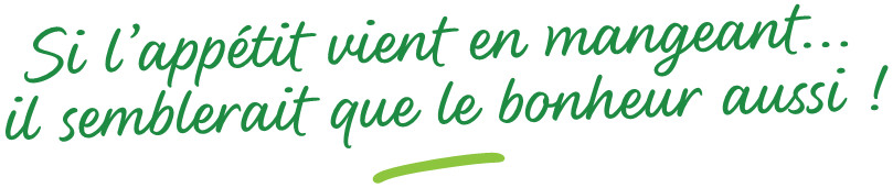 Si l’appétit vient en mangeant. O P’ tits légumes 