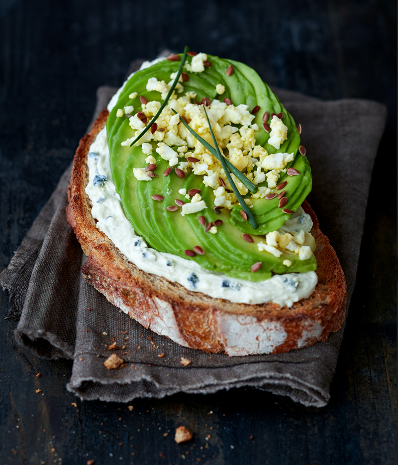 Tartine avocat Saint Agur Frais Plaisir