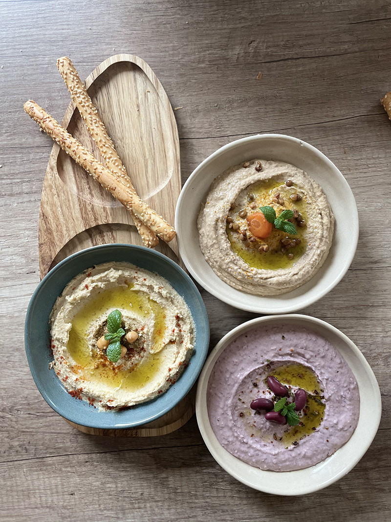 Trio houmous Bio express