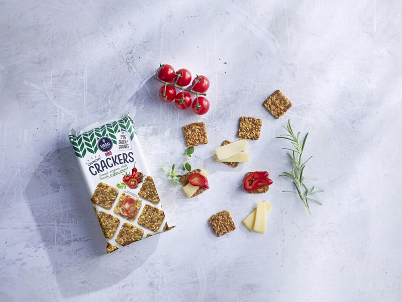 Crackers tomate, origan, piment SIGDAL 