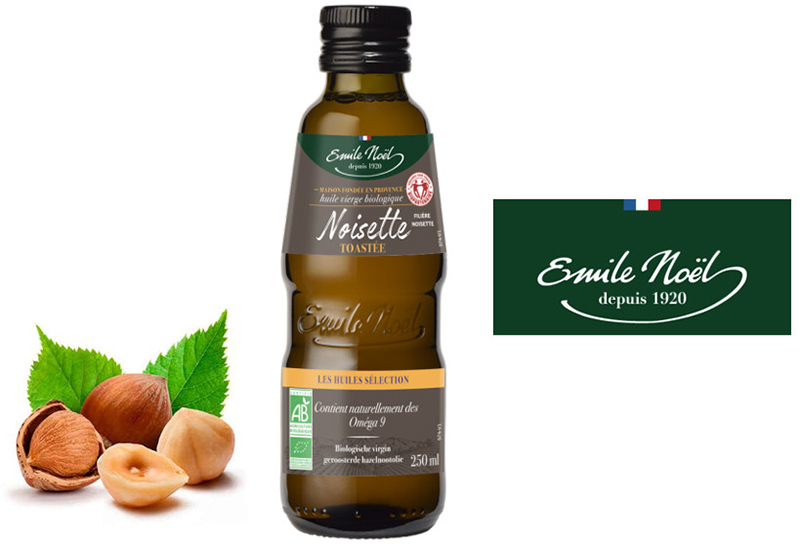 Emile Noël Huile vierge de noisette toastée Bio Équitable 