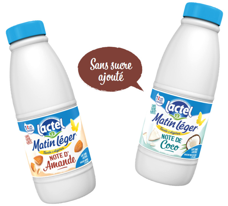 Matin Léger Amande Coco Lactel 