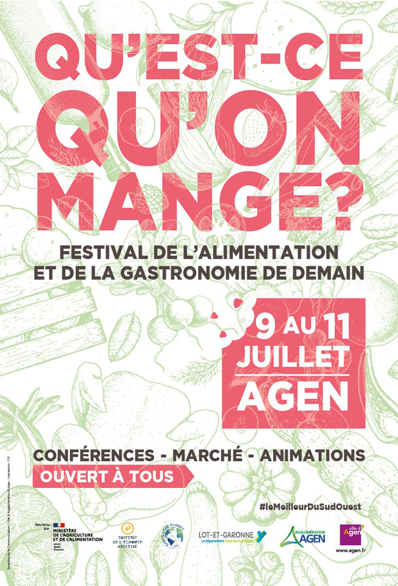 Affiche Qu’est-ce qu'on mange Festival 