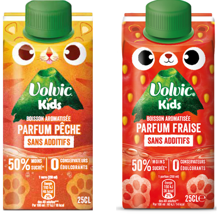 Volvic Kids Pêche Fraise