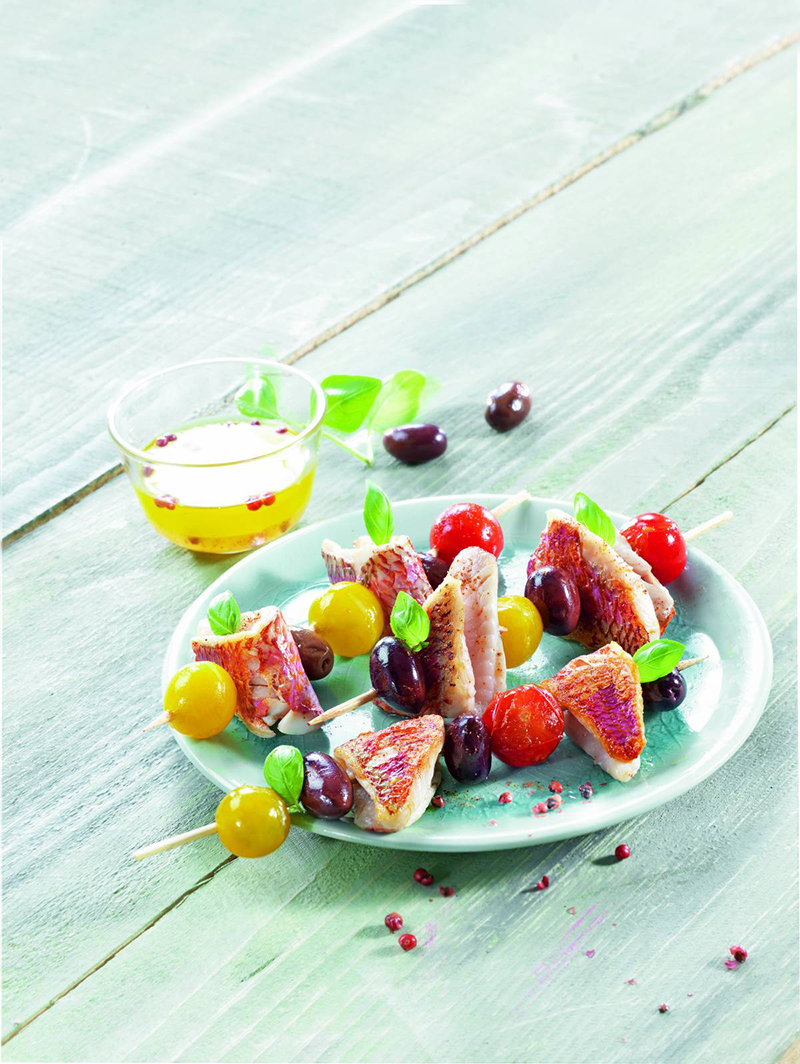 Brochettes de rouget