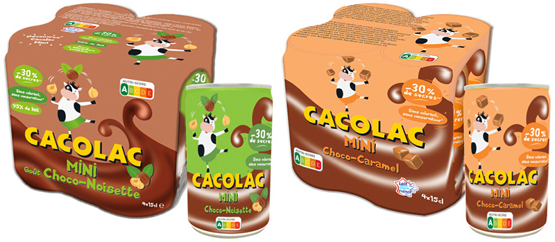 Packs Cacolac Mini Choco–Noisette–Caramel