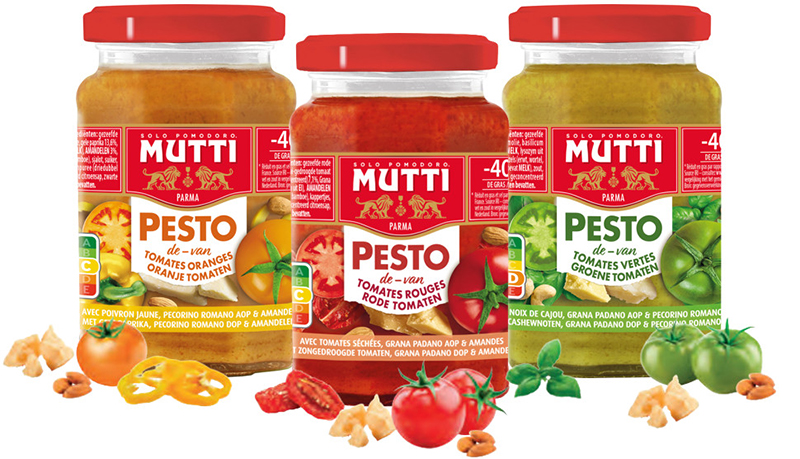 Gamme Pesto tomates Mutti