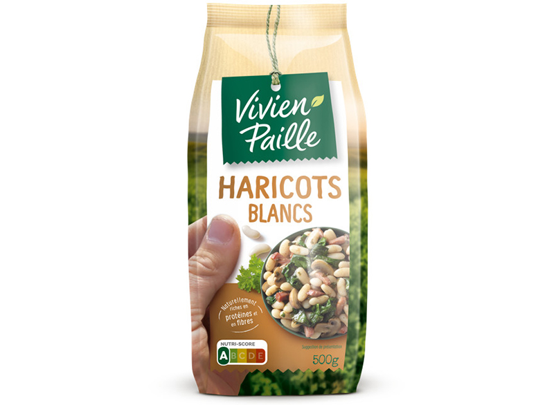 Vivien Paille Haricots Blancs 500g
