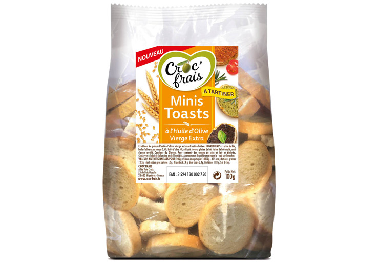 Minis Toasts Croc’Frais