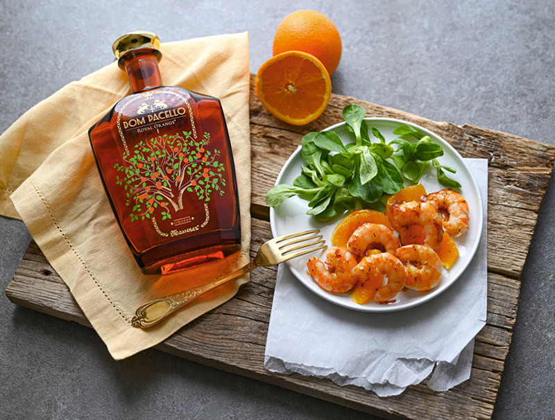 Salade de crevettes Dom Pacello Royal Orange®