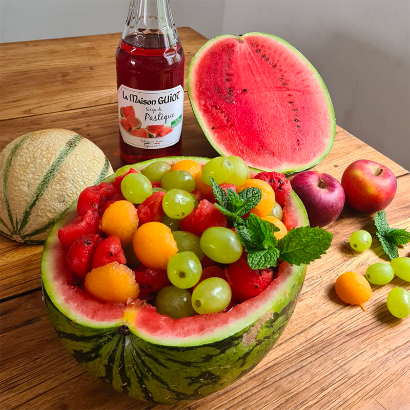 Salade de fruits sirop de Pastèque
