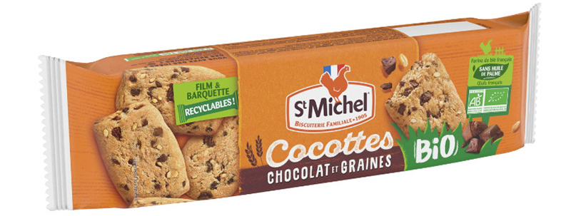 Cocottes chocolat et graines BIO St Michel