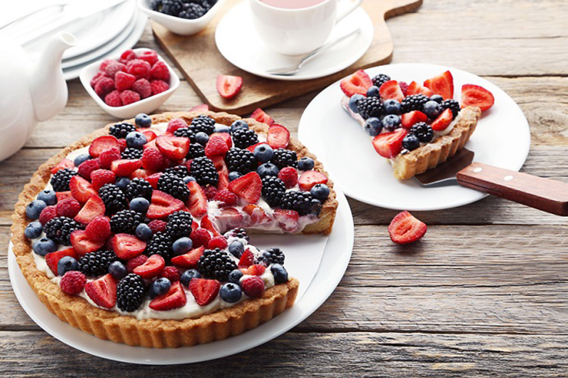 Tarte aux fruits des bois Mascarpone