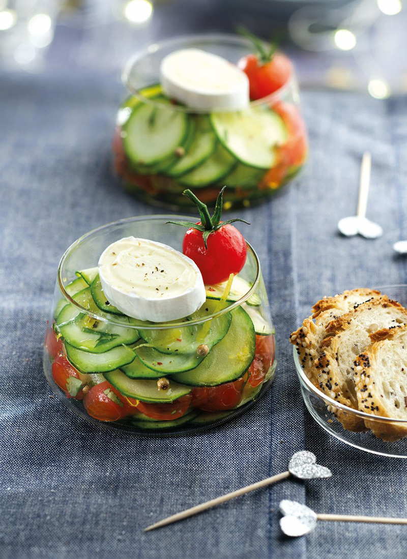 Carpaccio de courgettes En Cas de Caprice