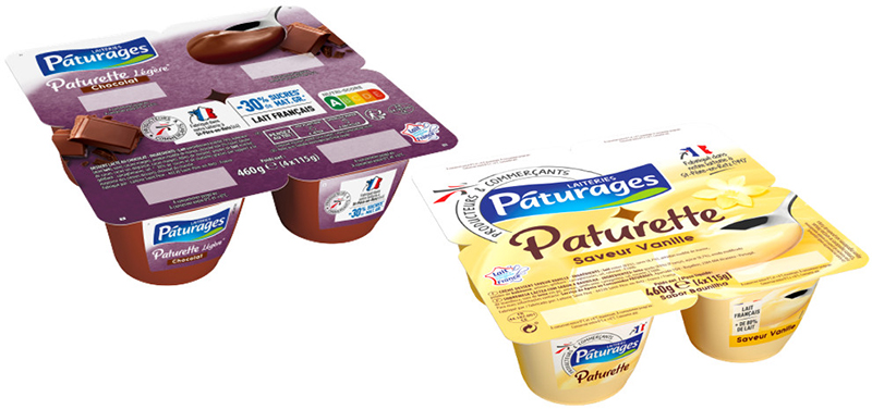 Paturette chocolat et vanille