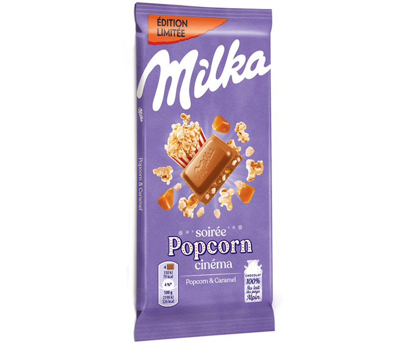 Soirée popcorn cinéma Milka 