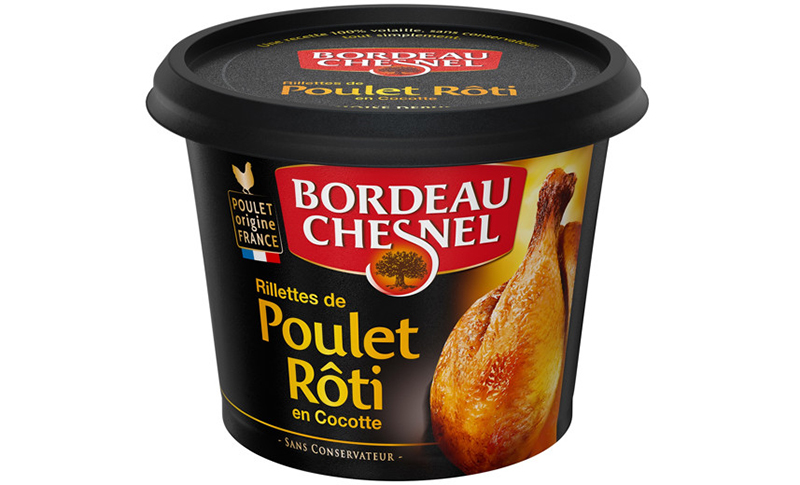 Rillettes de poulet rôti en cocotte